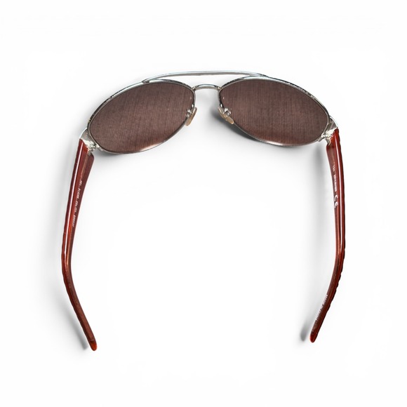 Just Cavalli Sunglasses Womens One Size Brown Silver Aviator‎ JC089S Vintage Y2K main image 10
